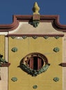 Revival architecture in Zamora. Spain. Royalty Free Stock Photo