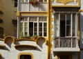 Revival buildings in Tarragona. Spain.