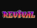 Revival word trippy psychedelic graffiti style letters.Vector hand drawn doodle cartoon logo revival illustration. Funny Royalty Free Stock Photo