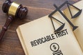 Revocable Trust is shown using the text and court gavel