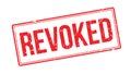 Revoked rubber stamp