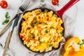 Revoltillo de Huevos, Scrambled Eggs a la Dominicana Royalty Free Stock Photo