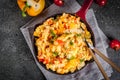 Revoltillo de Huevos, Scrambled Eggs a la Dominicana Royalty Free Stock Photo