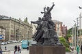 Revolution Fighters Square. Vladivostok city.