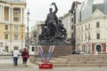 Revolution Fighters Square. Vladivostok city.