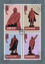 Revolution Leader Postage Stamps Set
