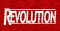 revolution message illustration design