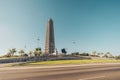 Revolution Square and Jose Marti Monument in Havana, Cuba with a beautiful sky Royalty Free Stock Photo