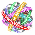 Revolution Words Cycle Change Innovation Evolution