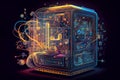 A revolutionary computer device that uses quantum mechanics principles to perform complex calculations at incredible