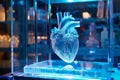 Revolutionary 3D printer creates heart organ for medical transplants using advanced technology in a laboratory