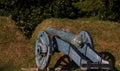 Revolutionary Era Cannon at the Yorktown Battlefield Royalty Free Stock Photo