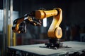revolutionary new robot, powered by artificial intelligence, helping humans in factory