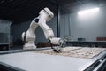 revolutionary new robot, powered by artificial intelligence, helping humans in factory