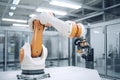 revolutionary new robot, powered by artificial intelligence, helping humans in factory