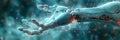 Revolutionary Robot Arm Interacting with Hospital Map: A Symbol of Advanced Technology and ConnectivÃ¢â¬Â¦