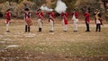 Revolutionary War Reenactment Royalty Free Stock Photo