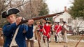 Revolutionary War Reenactment Royalty Free Stock Photo
