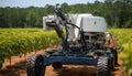 Revolutionizing agriculture automating harvest assembly with robotic machines on modern farms