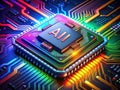 Revolutionizing Computing Exploring the CuttingEdge Advancements in Advanced Microchip Technology Royalty Free Stock Photo