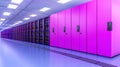 Revolutionizing Data Centers: A Close-Up View of Modern Server Room Technology and High-Tech Digital Infrastructure for