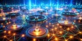 Revolutionizing Data Management A DronesEye View of a Futuristic Distributed Ledger Technology Network
