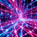 Revolutionizing Digital Frontier: Futuristic Cyber Grids & High-Tech Aesthetics