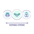 Revolutionizing healthcare loop concept icon