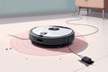 Revolutionizing Home Cleaning with Smart Robot Vacuum Cleaner Features, Connectivity, and Control App Overview Royalty Free Stock Photo