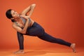 Revolved Crescent Lunge yoga pose