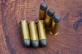 Revolver cartridges .45 Cal Wild West period