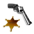 Revolver gun Royalty Free Stock Photo