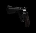 Revolver Handgun Isolated on Black Royalty Free Stock Photo