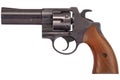 Revolver isolated on white Royalty Free Stock Photo