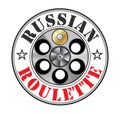 Revolver - russian roulette game - risk