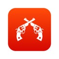Revolvers icon digital red