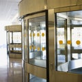 Revolving door. Royalty Free Stock Photo