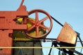 Revolving flywheel of oil pumpjack