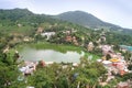 Rewalsar Lake (Tso Pema Lotus) in Rewalsar town, India