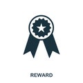 Reward icon. Line style icon design. UI. Illustration of reward icon. Pictogram isolated on white. Ready to use in web