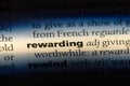 rewarding