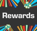 Rewards Dark Colorful Elements Background Royalty Free Stock Photo