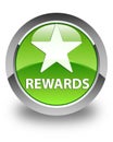 Rewards (star icon) glossy green round button