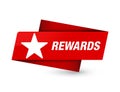 Rewards (star icon) premium red tag sign