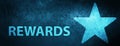 Rewards (star icon) special blue banner background