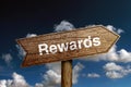 Rewards Text Royalty Free Stock Photo