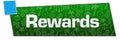 Rewards Business Texture Square Green Blue Horizontal