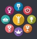 Rewards and Trophy Signs Royalty Free Stock Photo