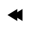 rewind sign icon. Element of minimalistic icon for mobile concept and web apps. Signs and symbols collection icon for websites, we