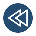 RewindLine Style vector icon which can easily modify or edit